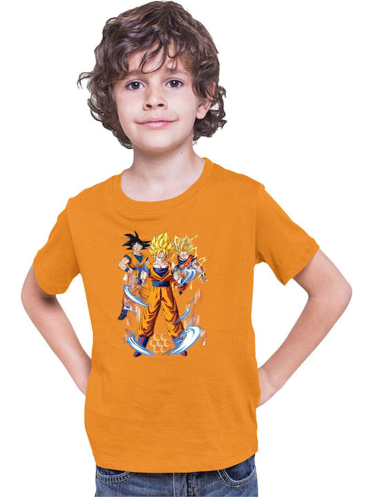 Детска тениска Dragon Ball Z Tralala Goku 01 Ор...
