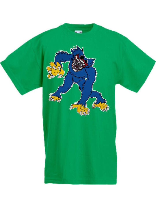 Kid T-shirt Poppy Playtime Tralala Green