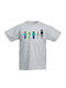 Tricou pentru copii Tralala Minecraft 7 Gri