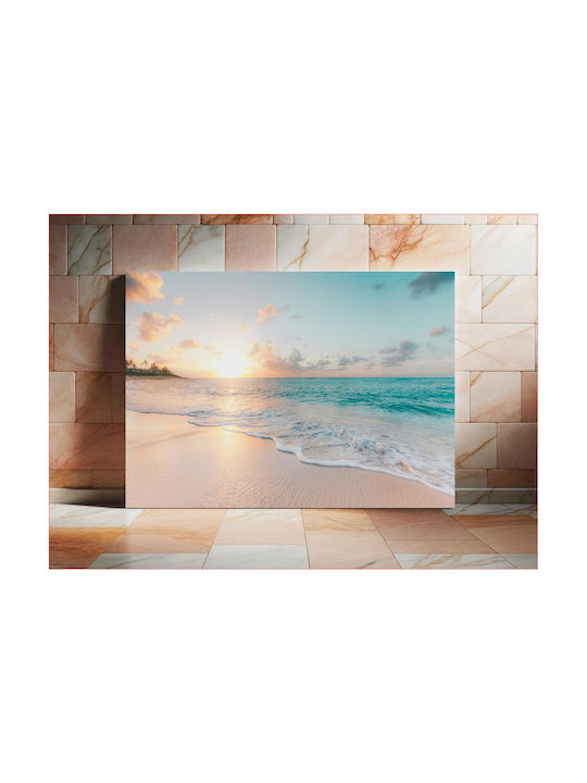 Gemälde Ruhiger Strand Sonnenaufgang 170x115