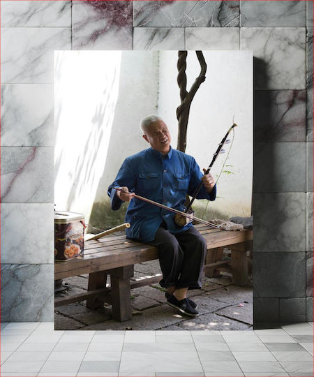 Gemälde Traditioneller Musiker 80x120