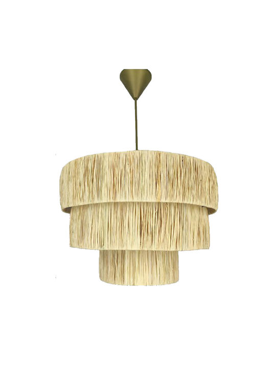 Klikareto Pendant Light with Rope for Socket E27 50x50x40cm