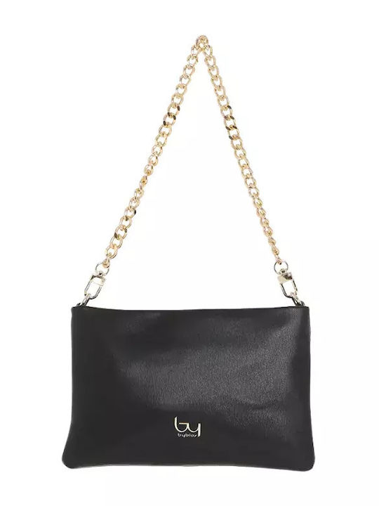 Byblos Leather Women's Envelope Black