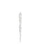 Decorative Hanging Hanging Stalactite Ornament Plastic Transparent 1.9x28.5cm
