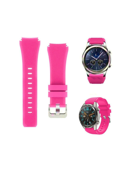 Beste Zubehör Silikonarmband Pink Huawei Watch 5 5 Pro 46mm Watch 4 4 Pro 46mm Watch 3