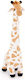 Orange Toys Plush Giraffe for Newborns 37 cm