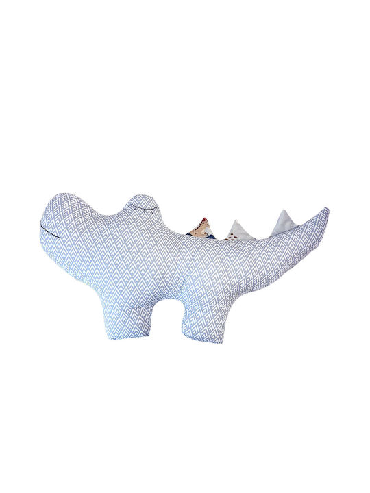 Bunny Bebe Handmade Pernă Decorativă pentru Pătuț Crocodil Albastru deschis Crocodile