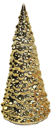 Decorațiune de Crăciun Ceramic Braduleț 12cm. Auriu