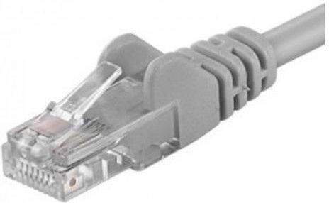 PremiumCord U/UTP Kat.5e (Gigabit) Netzwerkkabel Ethernet 2m Graues