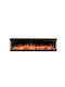 Hitense Wall Mounted Electric Fireplace 1600W 162.1x33.2cm Black
