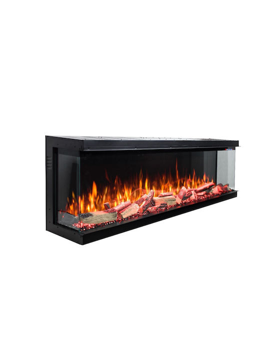 Hitense Стенен Електрическа печка 1600W 127x33.2см Черен
