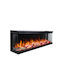 Hitense Стенен Електрическа печка 1600W 127x33.2см Черен