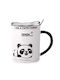 Ceramic Mug Lid Spoon Pufo Little Panda Coffee Tea 300 Ml