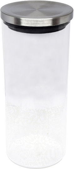 Borosilikatglas Lebensmittelglas Pufo Zucker Kaffee Tee Gewürze Luftdichtes Verschluss 1,4 L