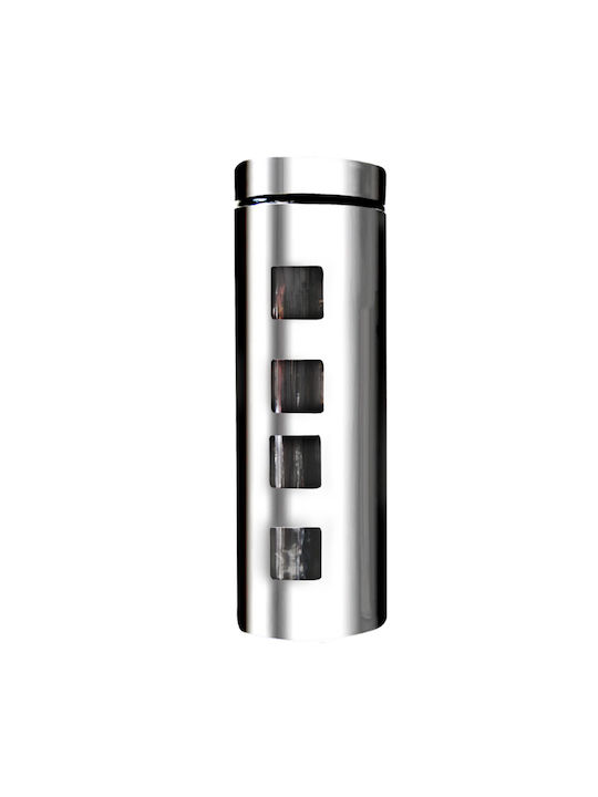 Metallic Pufo Taste Container Sugar Coffee Tea Spices Lid 1.8l