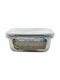 Uniglass Glass Lunch Box Transparent 1000ml