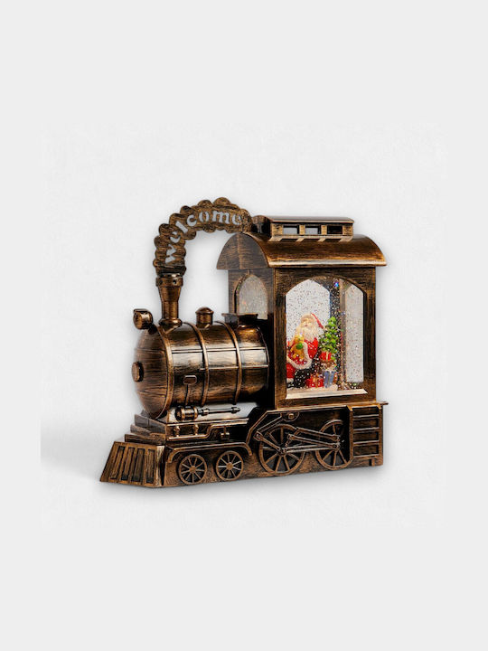 Christmas Decorative Train with Santa Claus 22.5x11x24.5cm
