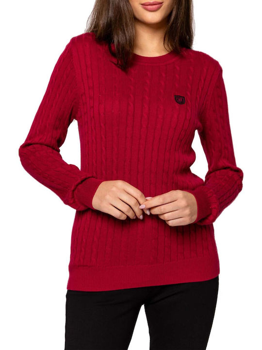 Heavy Tools Women's Sweater Fuchsia