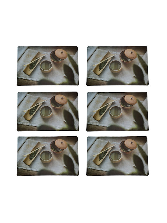 Seturi de Masă Support Plate Servire Mese Pufoare Timp de Relaxare Model 6 Bucăți
