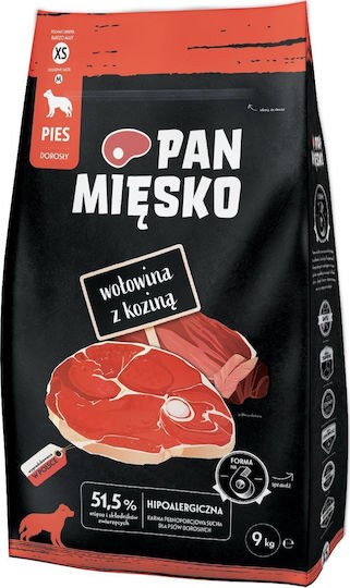 Pan Miesko 9kg Hrană Uscată fără Gluten pentru Câini Adulţi de Rase Mici cu Carne de vită