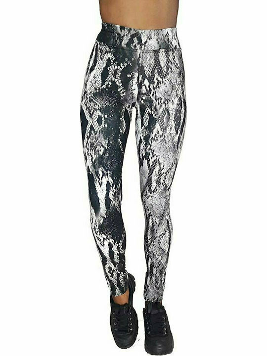 Women's Long Training Legging High Waisted White Black
