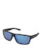 Maui Jim Ανδρικά Γυαλιά Ηλίου με Μαύρο Κοκκάλινο Σκελετό και Μπλε Καθρέφτη Φακό B661-02