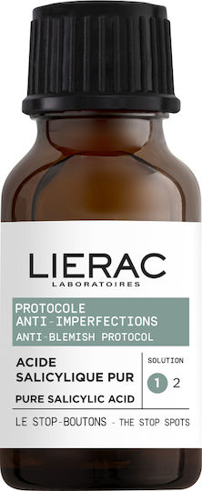 Lierac Protocole Solution 1 Soothing & Moisturizing Serum Face with Salicylic Acid for Dark Spots & Acne 15ml