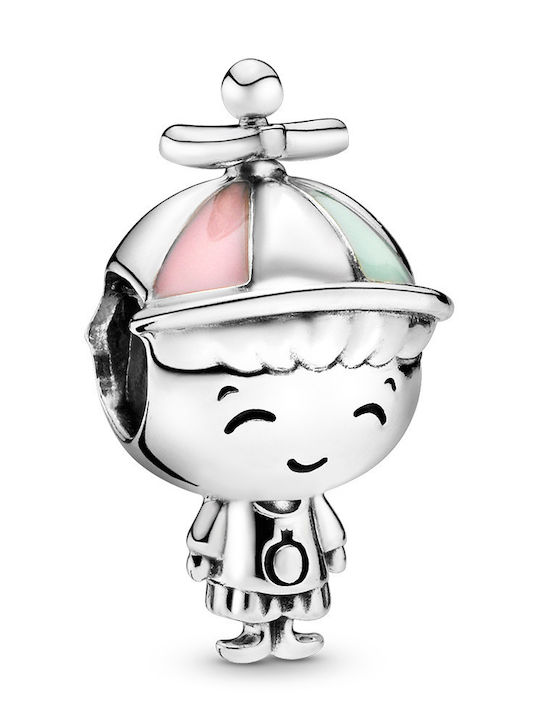 Pandora Boy Charm από Ασήμι