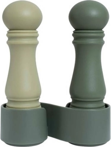 Handbetriebener Salz- und Pfeffermühlen-Set 12cm