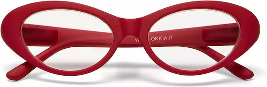 Okkia Lina Γυναικεία Γυαλιά Πρεσβυωπίας +2.50 σε Κόκκινο χρώμα