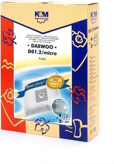 K&m Vacuum Cleaner Bag Daewoo 4pcs