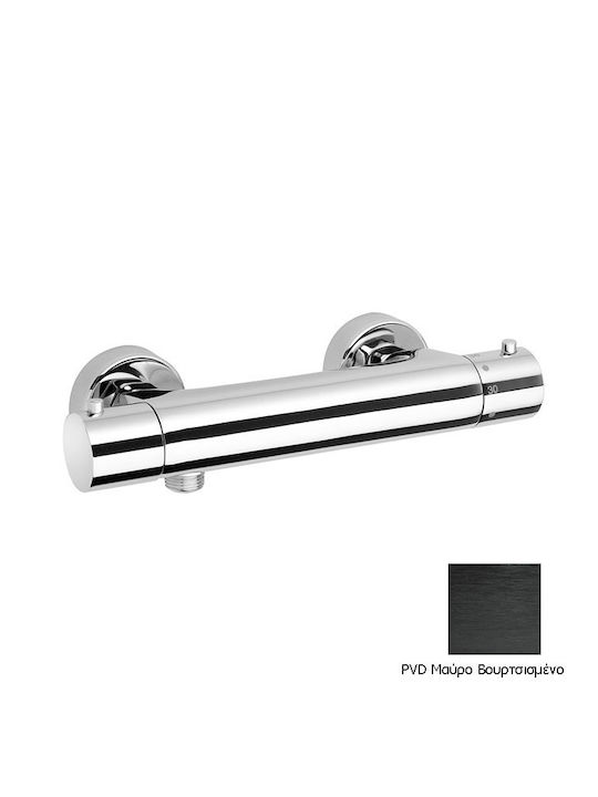 Paini Mixing Shower Shower Faucet Thermostatic Black