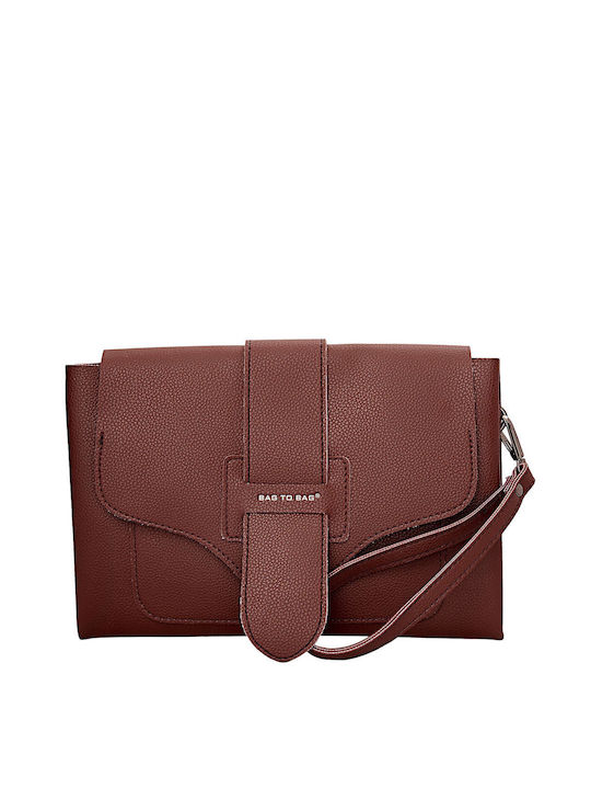 Bag to Bag Γυναικεία Τσάντα Χειρός / Χιαστί Καφέ
