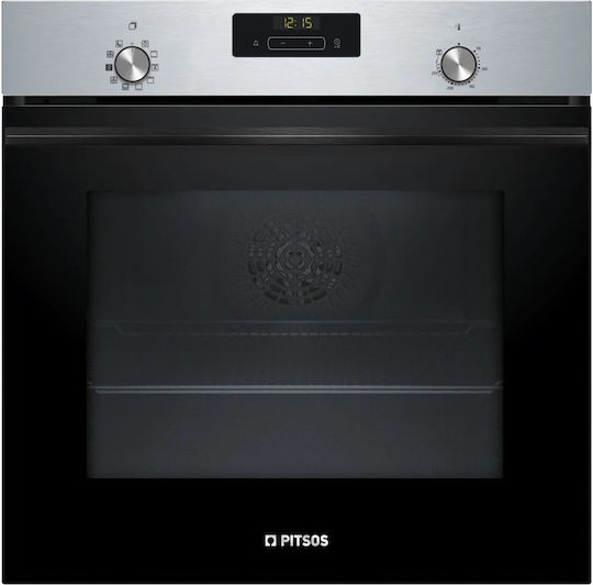 Pitsos Φούρνος άνω Πάγκου 71lt Π59.4εκ. Inox