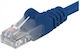 PremiumCord U/UTP Кат.6 (Gigabit) Мрежов Кабел Ethernet 0.25м Син