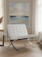 Casablanca Sessel aus Kunstleder Leuko 75x78x78cm