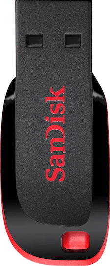 Sandisk Cruzer Blade 8GB USB 2.0 Stick Μαύρο