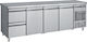 Bambas Frost Английски превод: Stainless Steel Refrigerator Counter with 3 Doors, 2 Drawers and Cooling Machine L239xW70xH85см