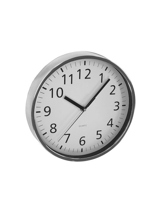 Asi Collection Wanduhr Silber Ø25.5cm