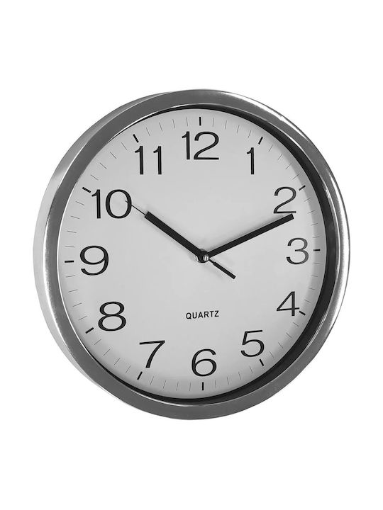 Asi Collection Wanduhr Silber Ø31cm
