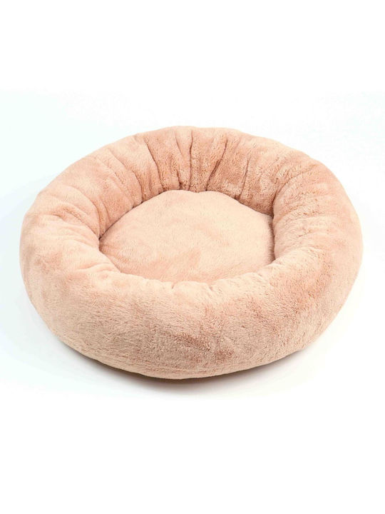Animal Poof Dog Bed Pink 45x45cm