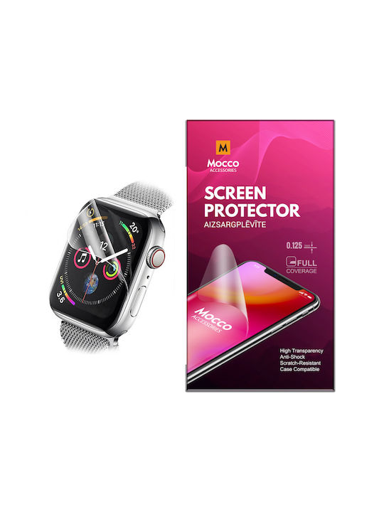 Mocco Vollabdeckung 0,125mm Klarer Displayschutz Apple Watch 38mm