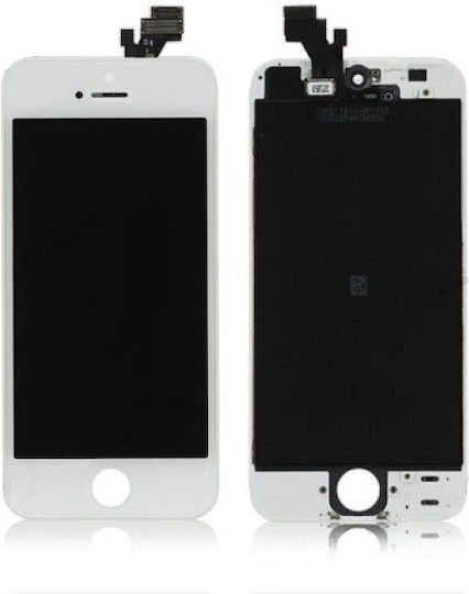 Hq Aaa+ Analog Lcd Touch Display Panel Apple Iphone 5 Full Set White