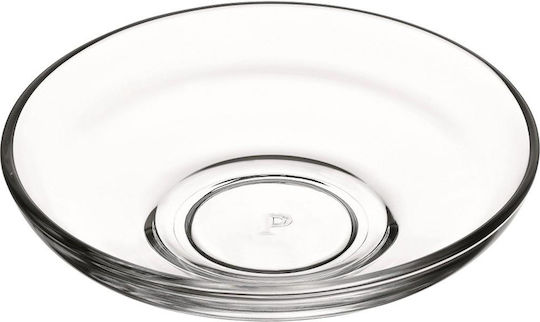 Espiel Cup Saucer Glass Transparent (1pcs)