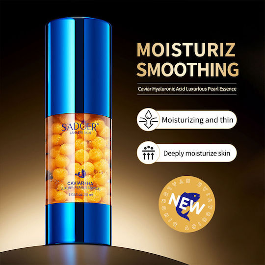 Sadoer Ενυδατικό & Αντιγηραντικό Serum Προσώπου με Χαβιάρι & Υαλουρονικό Οξύ 30ml