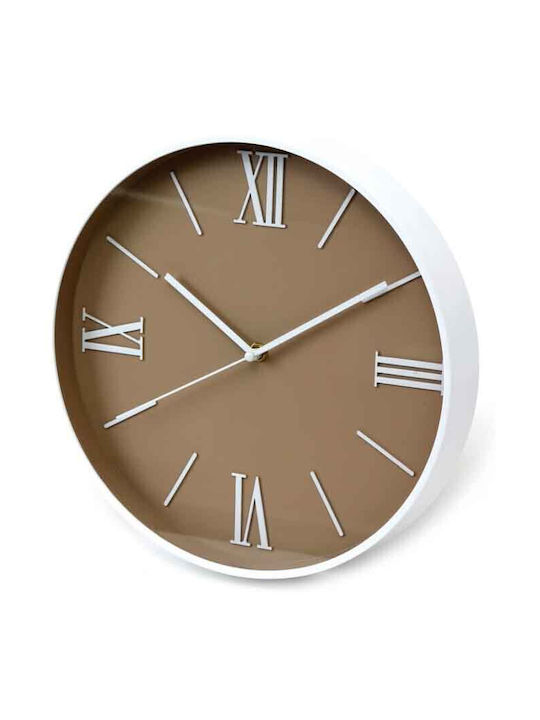 Platinet July Wall Clock Brown