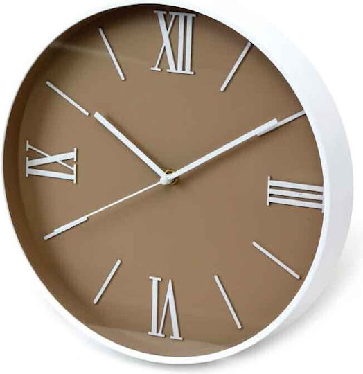 Platinet July Wanduhr Braun