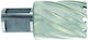 HSS Kernbohrer Ø35x60x30 mm Kurzserie Weldonschaft Ø19 mm Blank Unbeschichtet