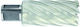 Burghiu de bază HSS Ø25x80x50 mm serie lungă coadă Weldon Ø19 mm neacoperit lucios