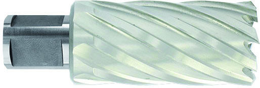 Burghiu de bază HSS Ø25x80x50 mm serie lungă coadă Weldon Ø19 mm neacoperit lucios